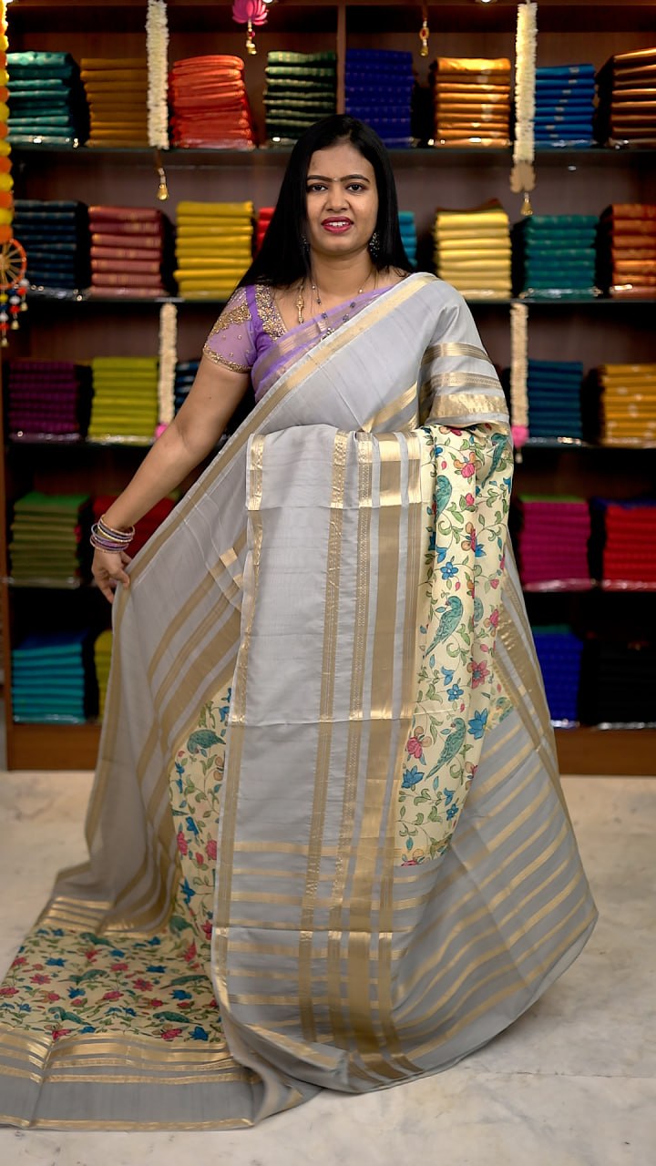 Organza Tissue Silk Saree