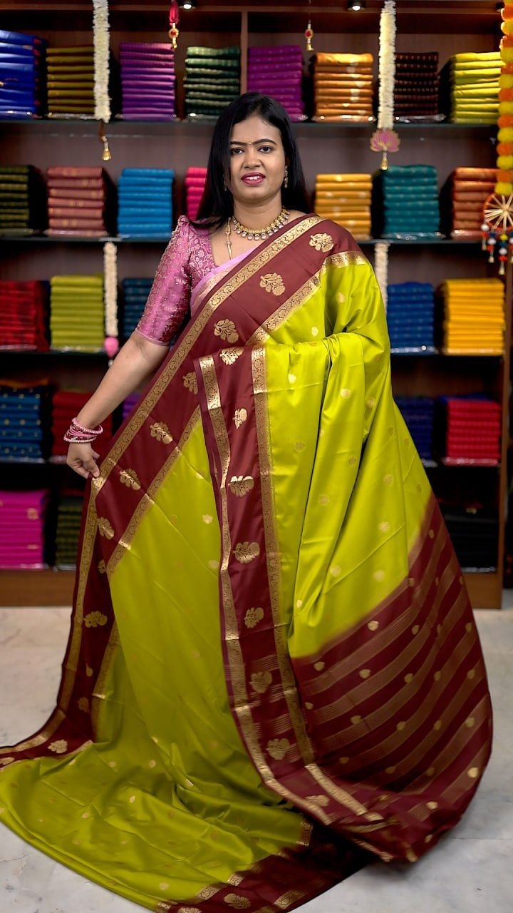 Premium Mysore Crepe Silk Sarees