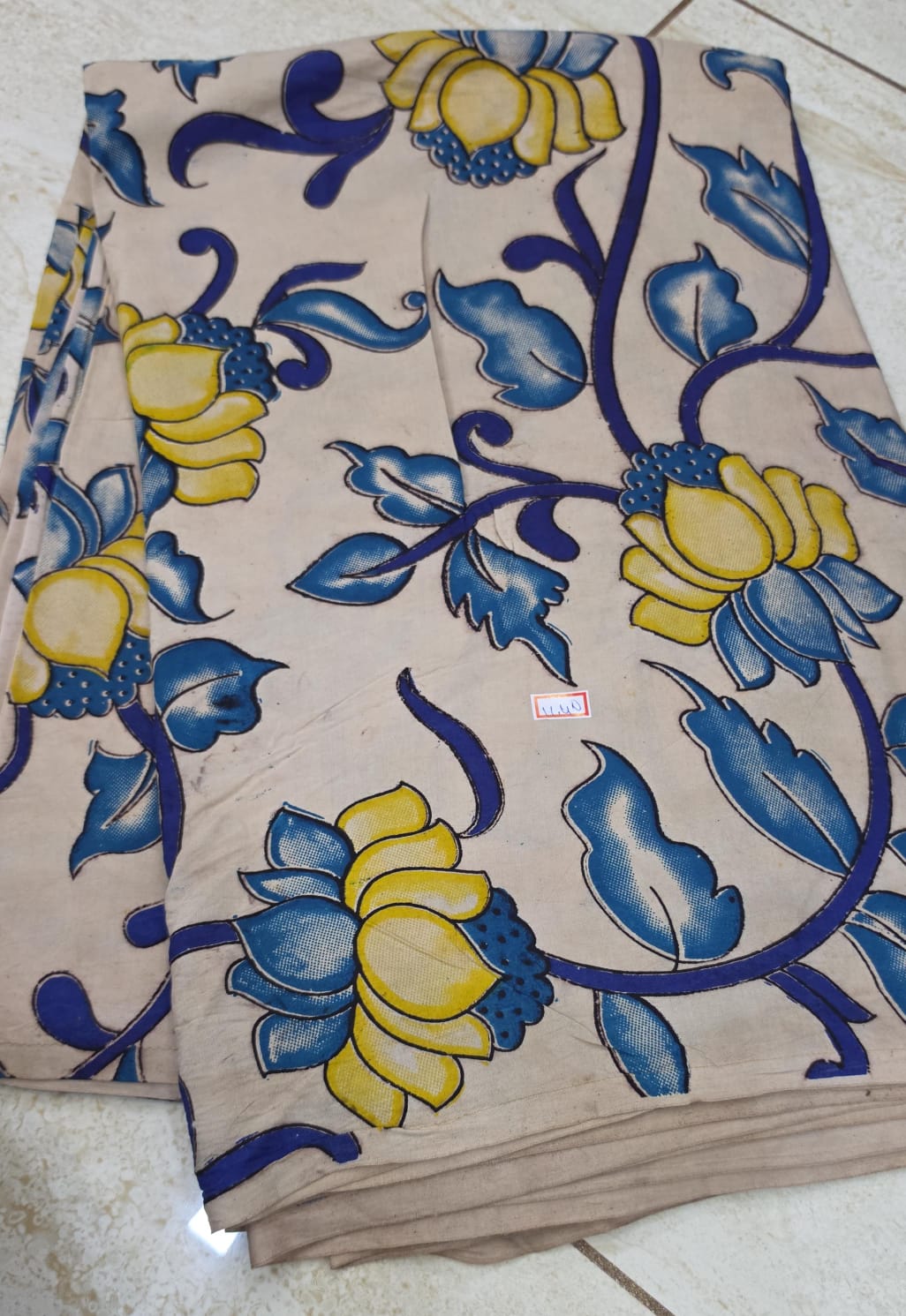 Chennuri Silk Kalamkari Printed 1 mtr cut blouse