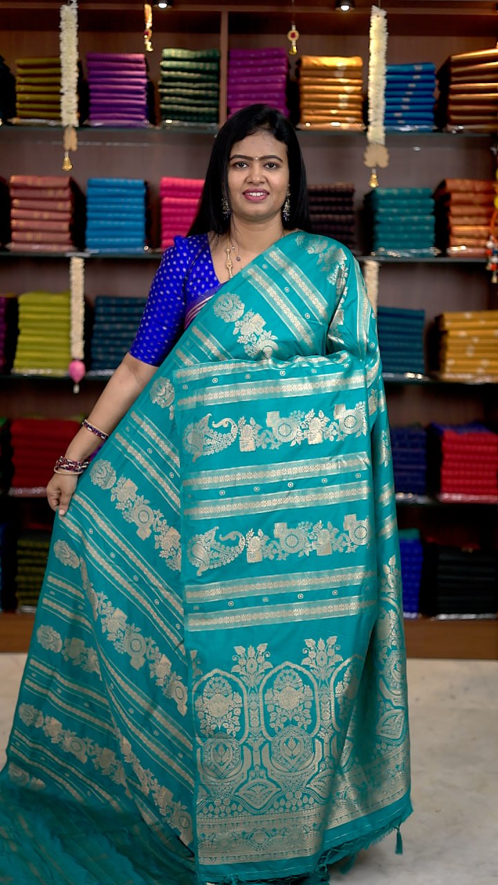 Viscose Crepe Silk Sarees