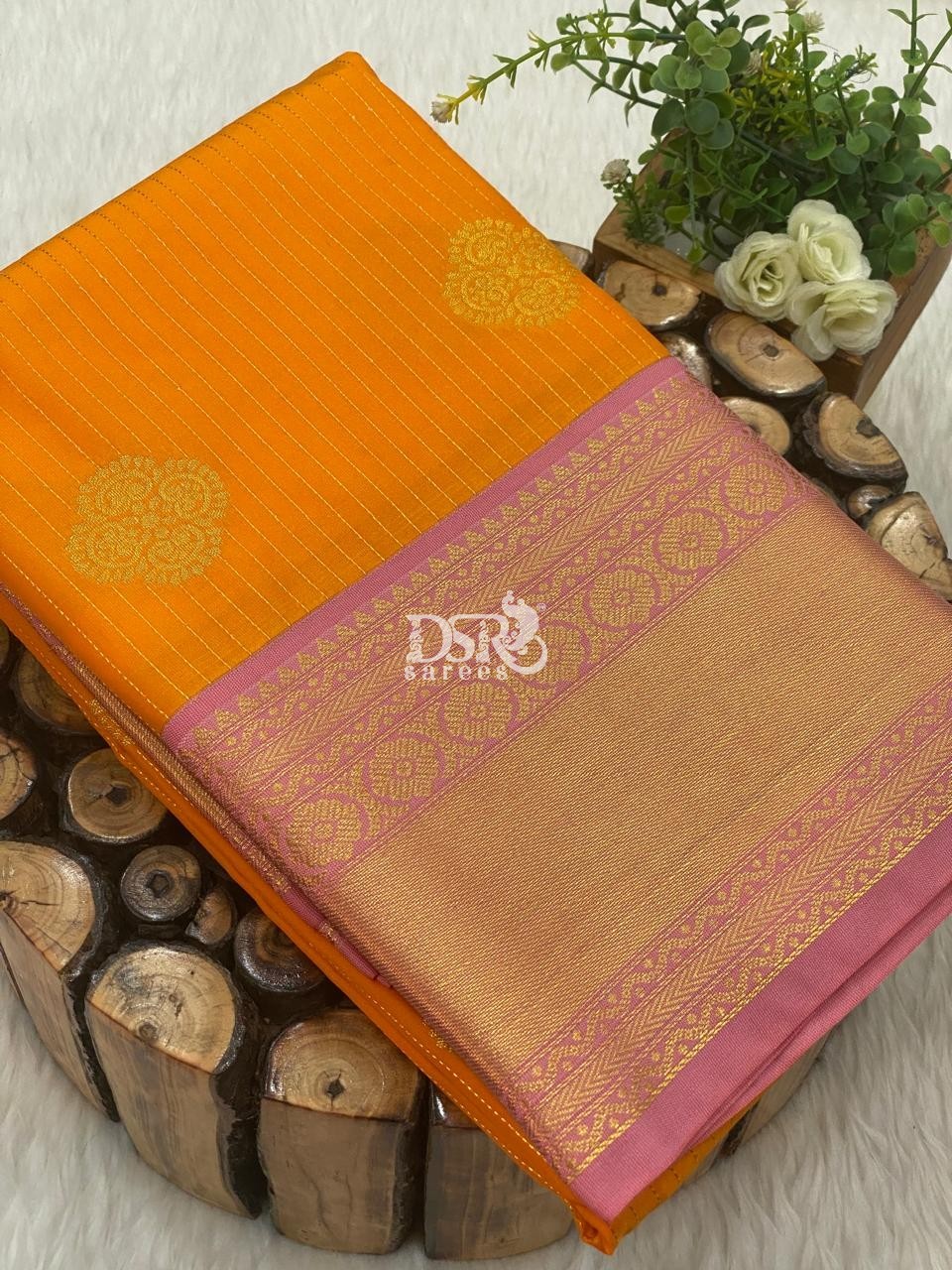 Premium Kanchi Korvai Border Saree