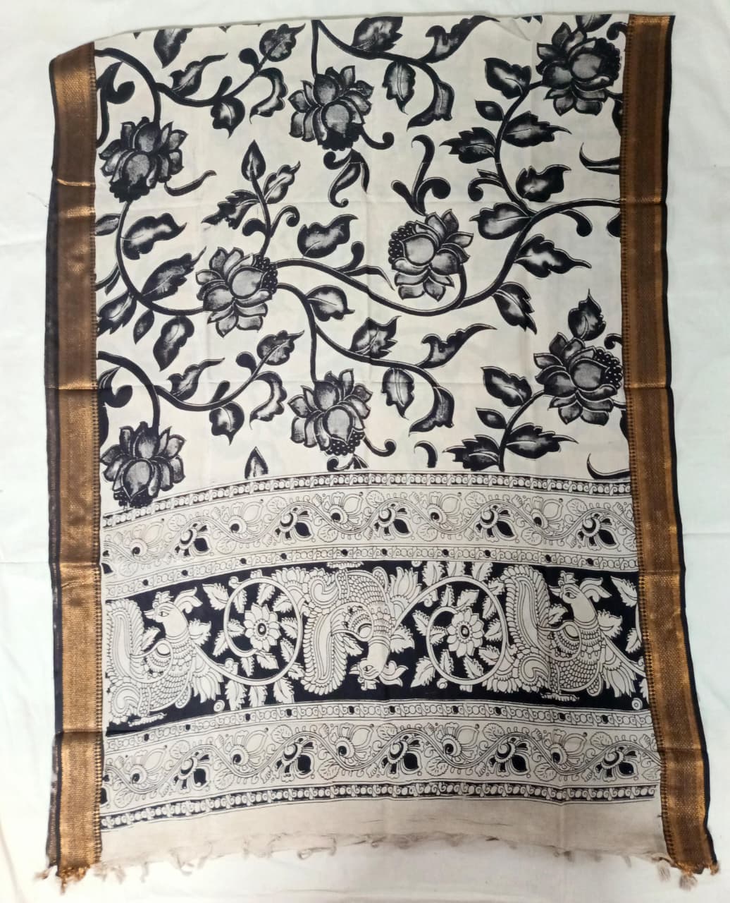 Nizam Border Kalamkari Duppata