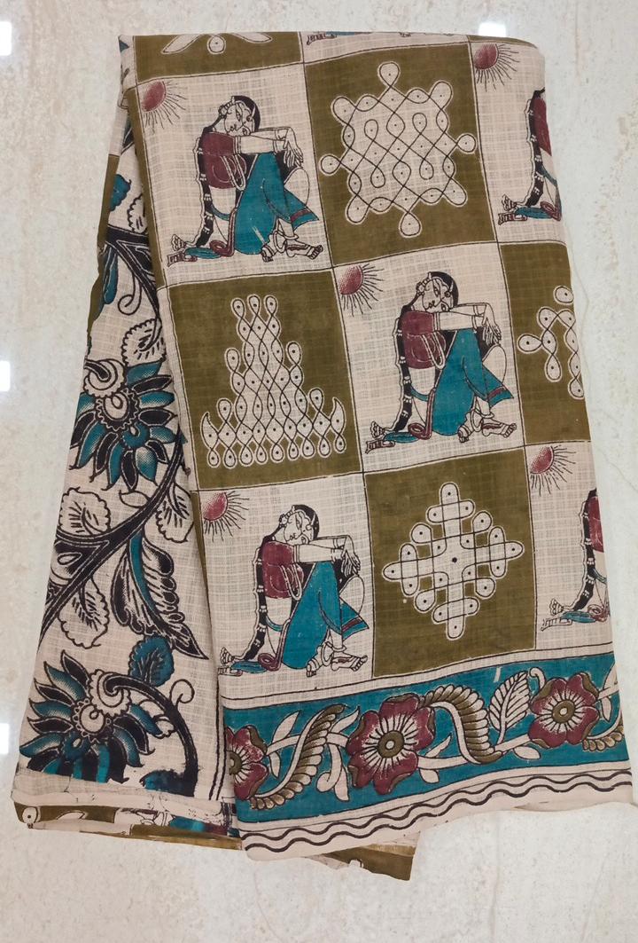 Kota net Kalamkari sarees