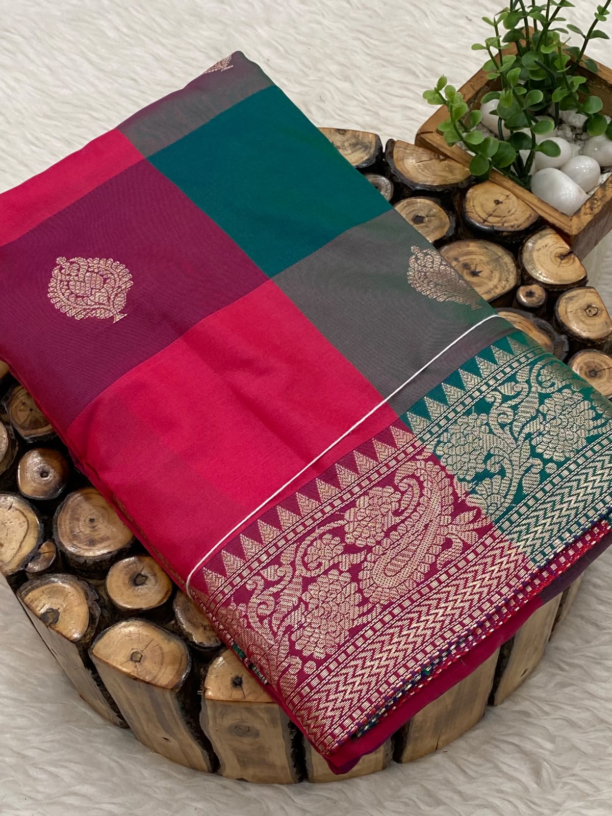 Paalum Pazhamum Katan Bridal Saree