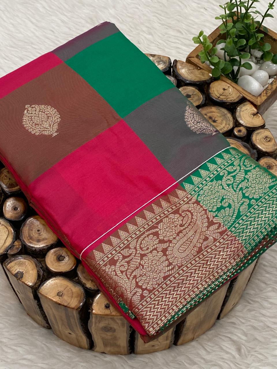 Paalum Pazhamum Katan Bridal Saree