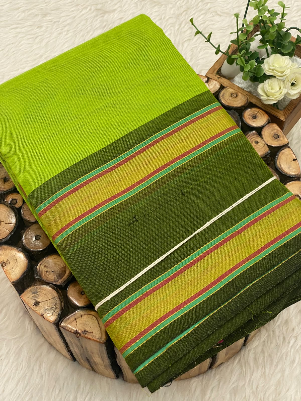 Chettinadu Cotton Saree W/B-Vol3