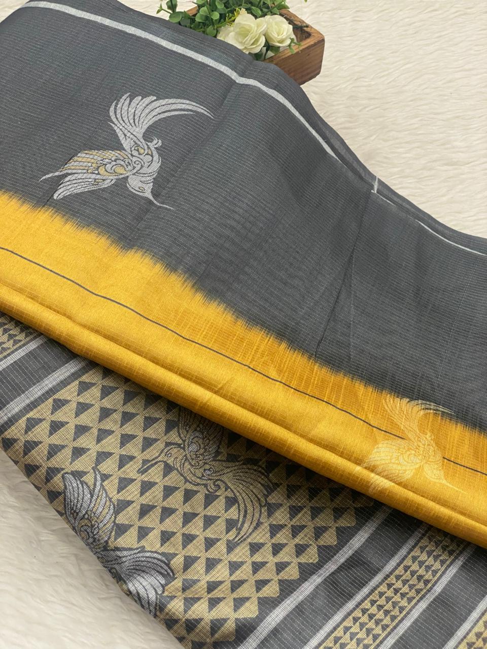 Semi Tussar Saree