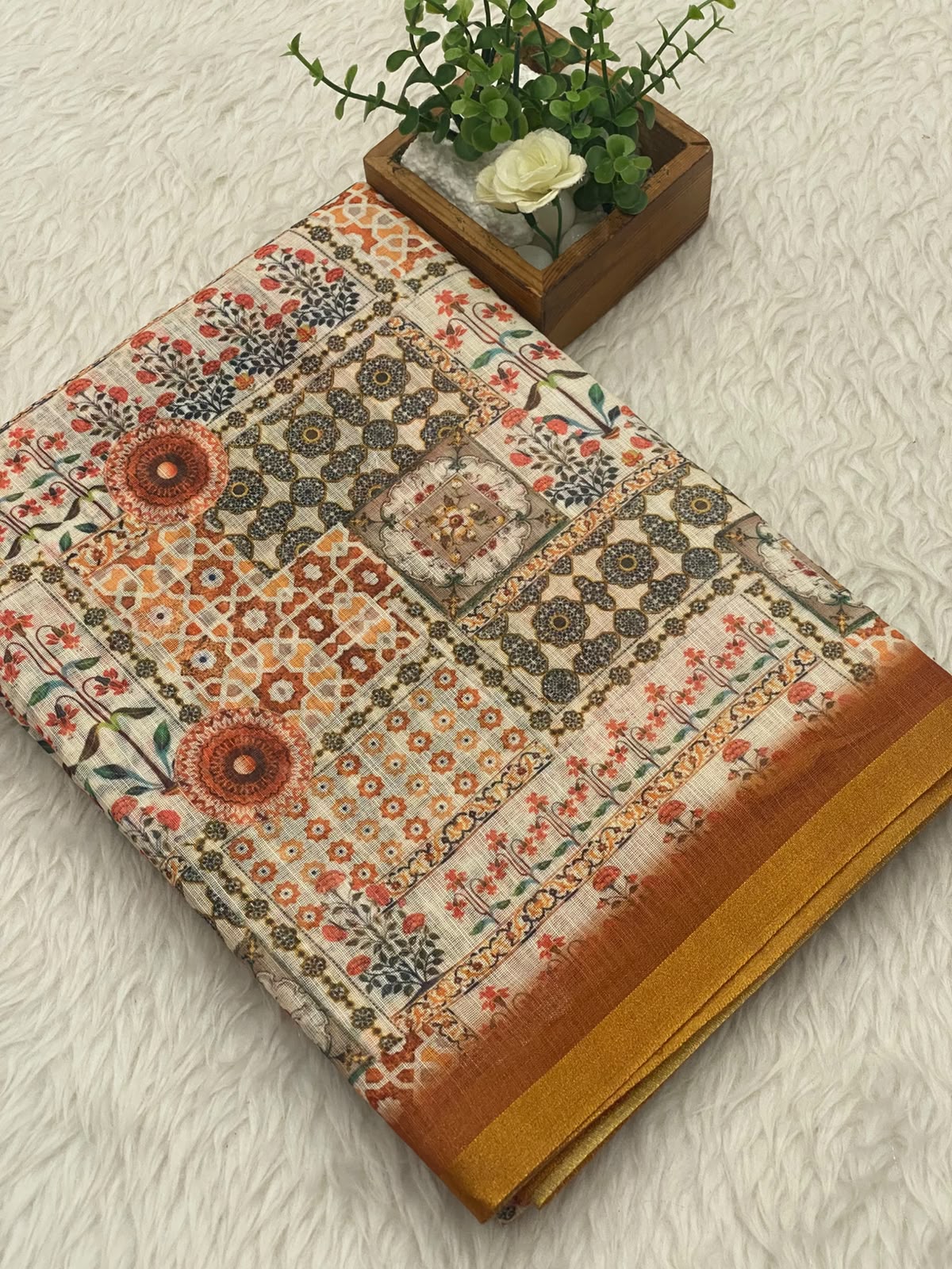 Linen Cotton Sarees -vol1