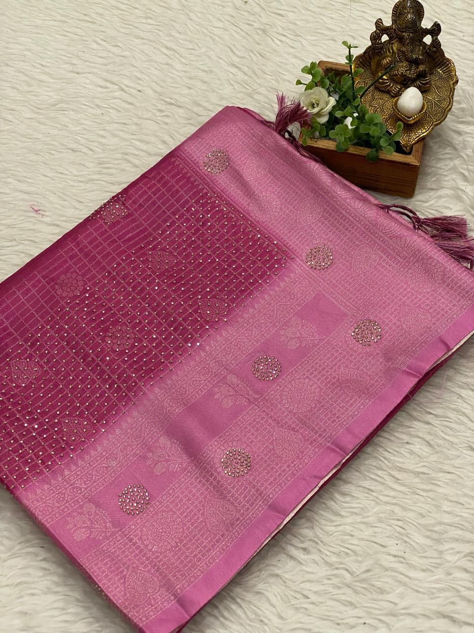 Softy With Stone Work Sarees