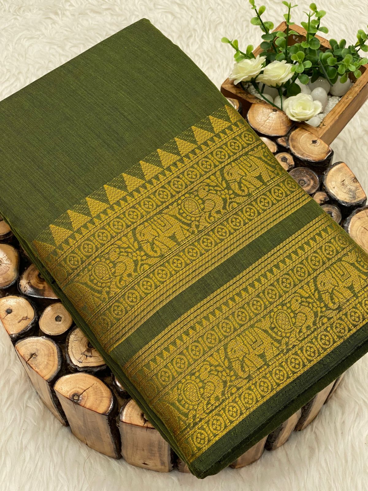 Poly Cotton Saree