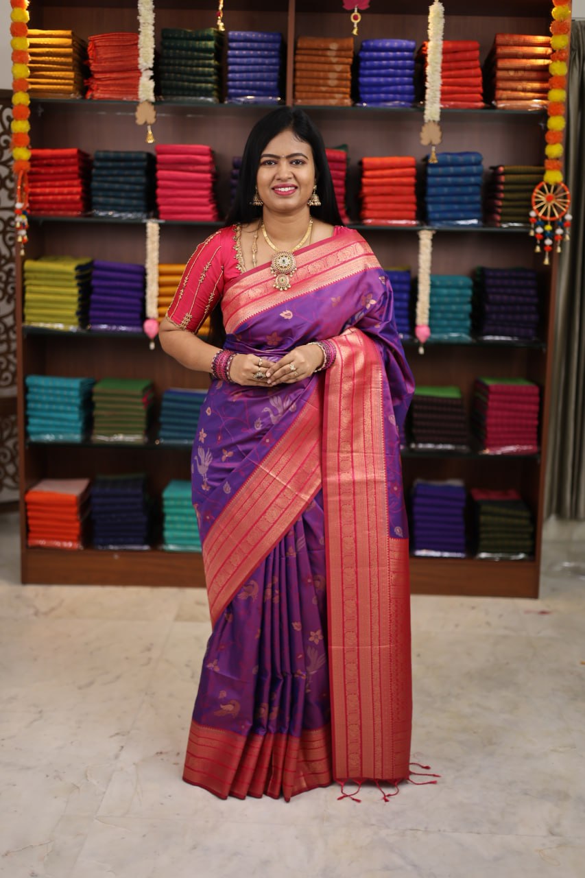 Patola slub silk sarees