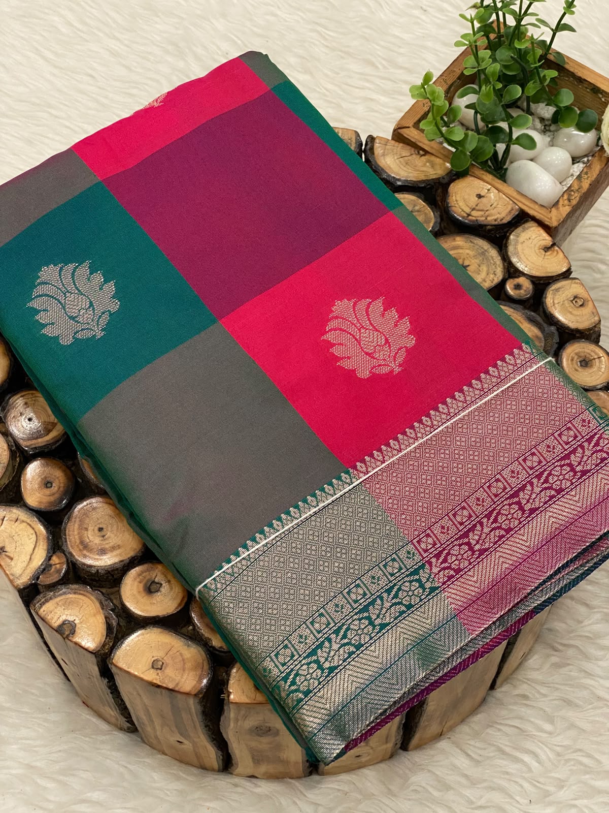 Paalum Pazhamum Katan Bridal Saree
