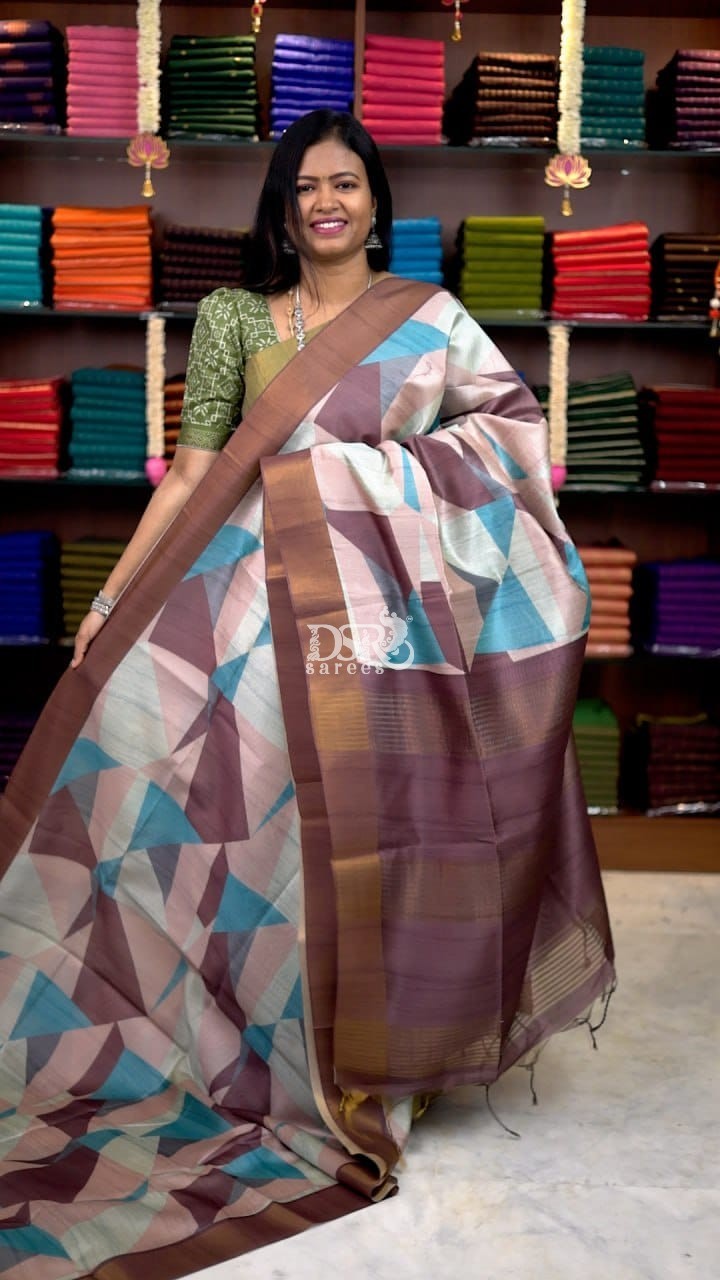 Semi Tussar Sarees -VOL5