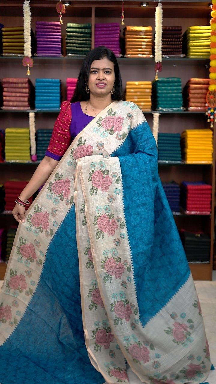 Linen Cotton Sarees