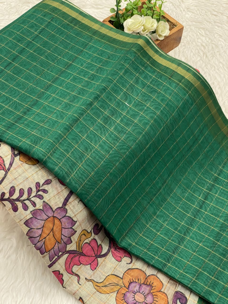Tussar Linen Cotton Sarees