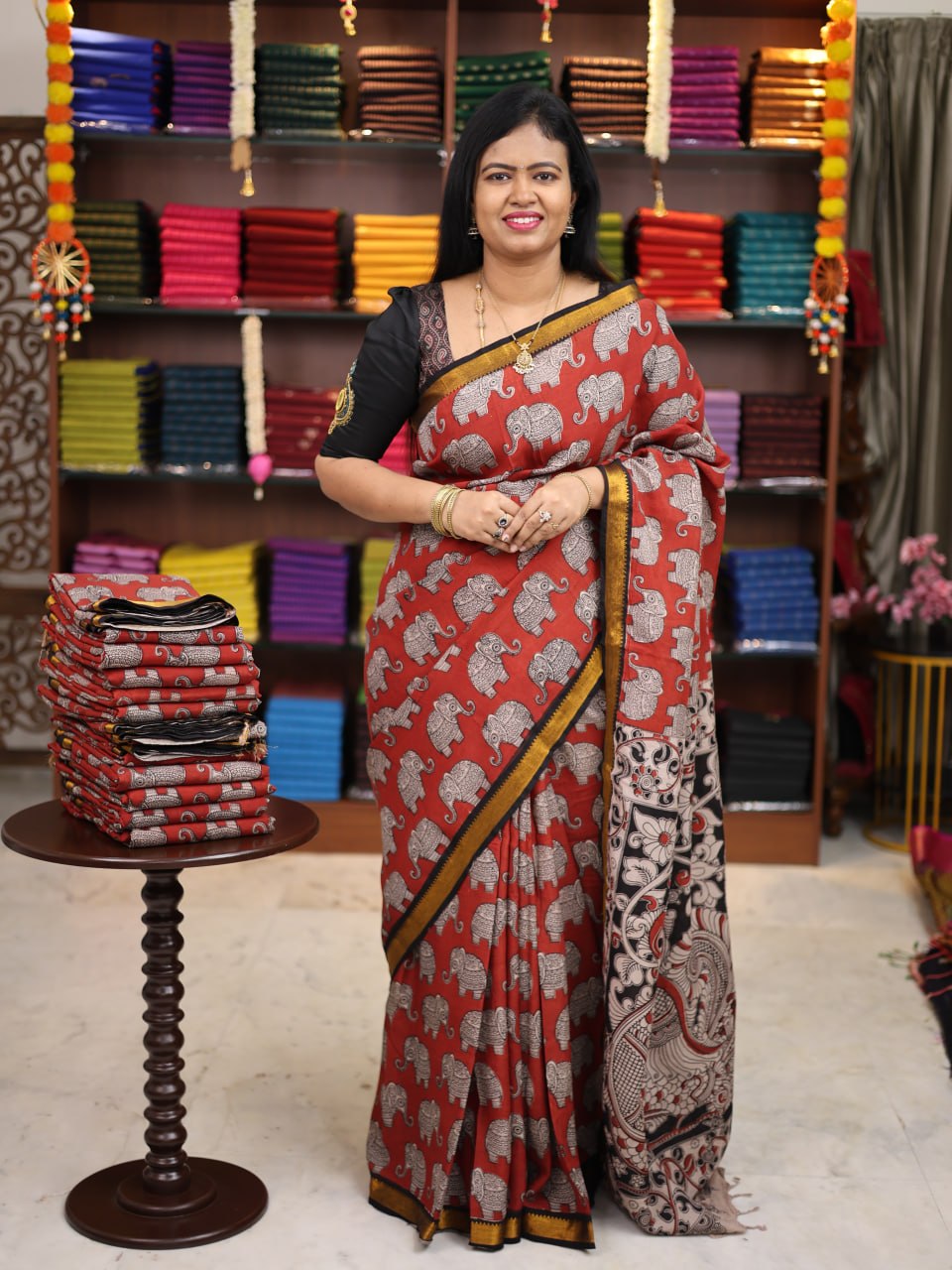 Chennuri Silk Kalamkari Saree- vol1