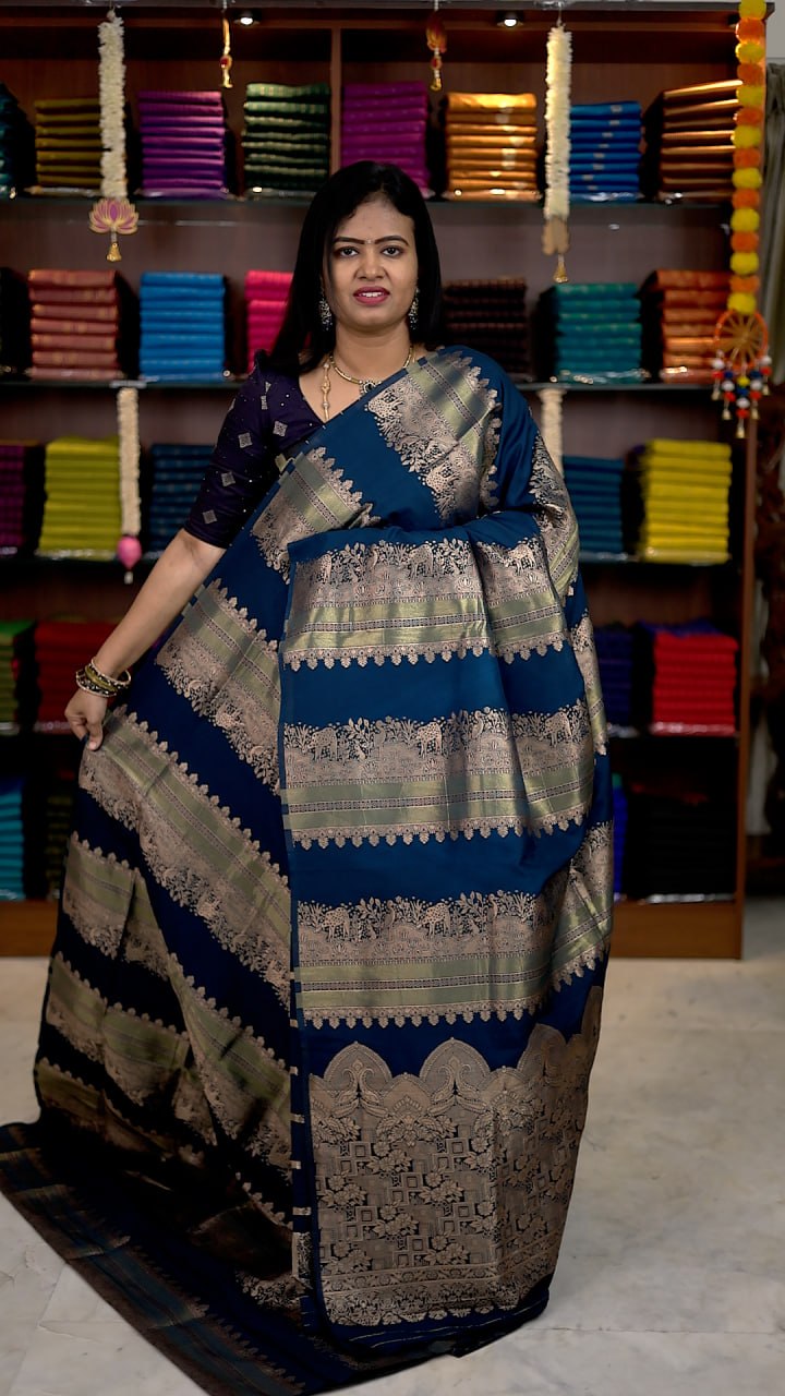Viscose Crepe Silk Saree- Vol1
