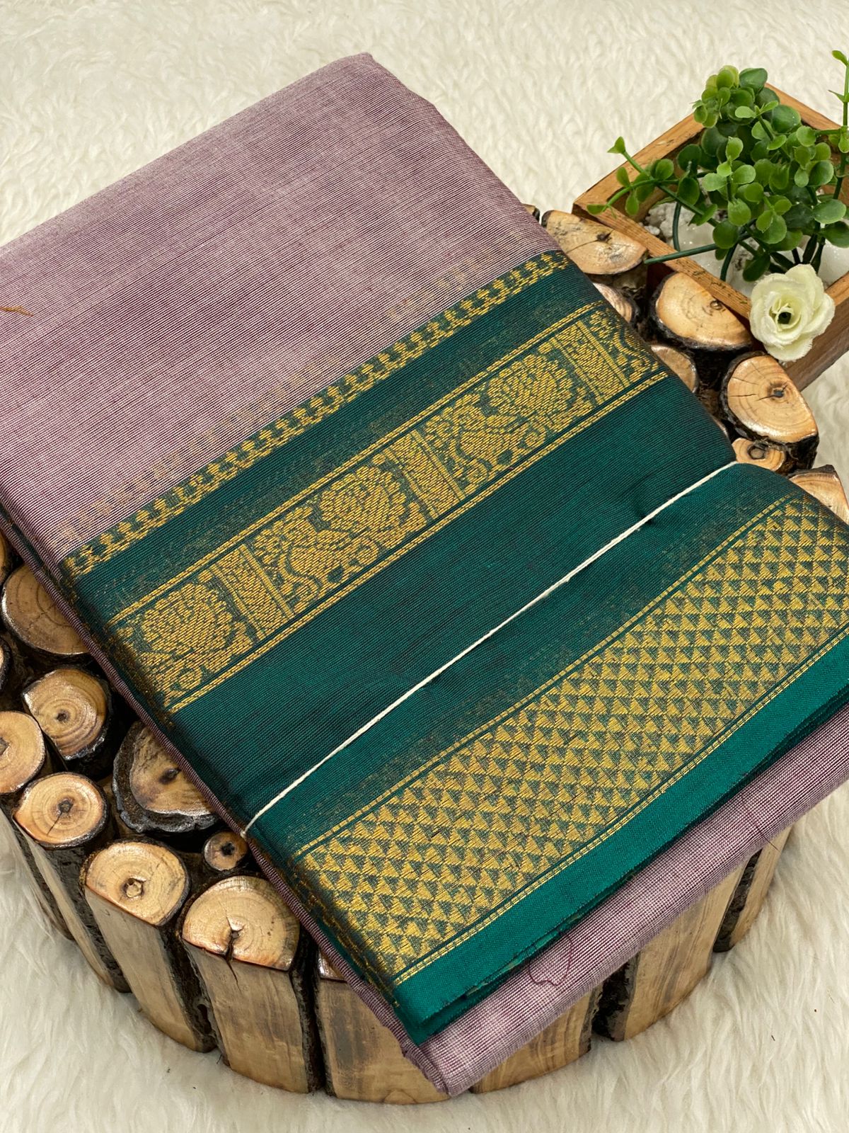 Chettinadu Cotton Saree W/B-Vol3