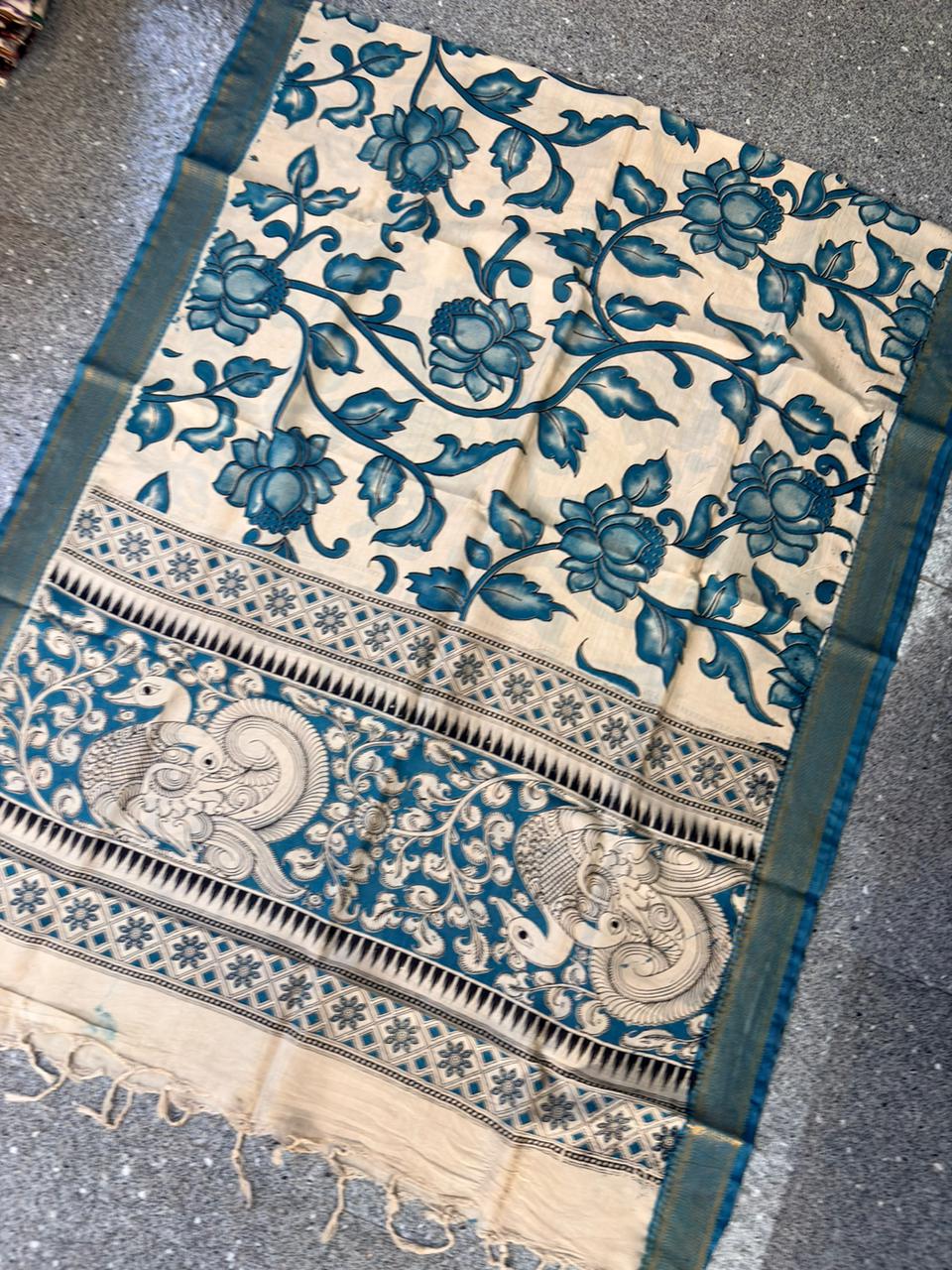 Nizam Border Kalamkari Duppata