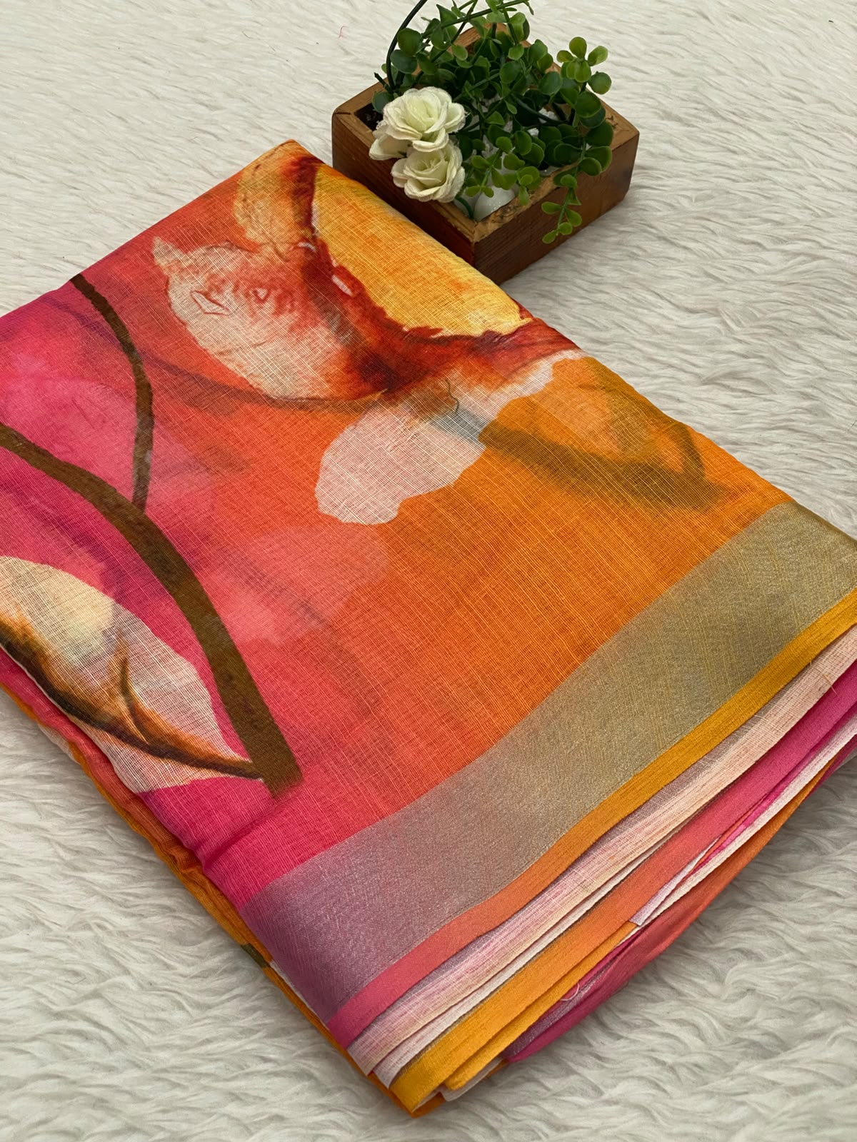 Linen Cotton Sarees