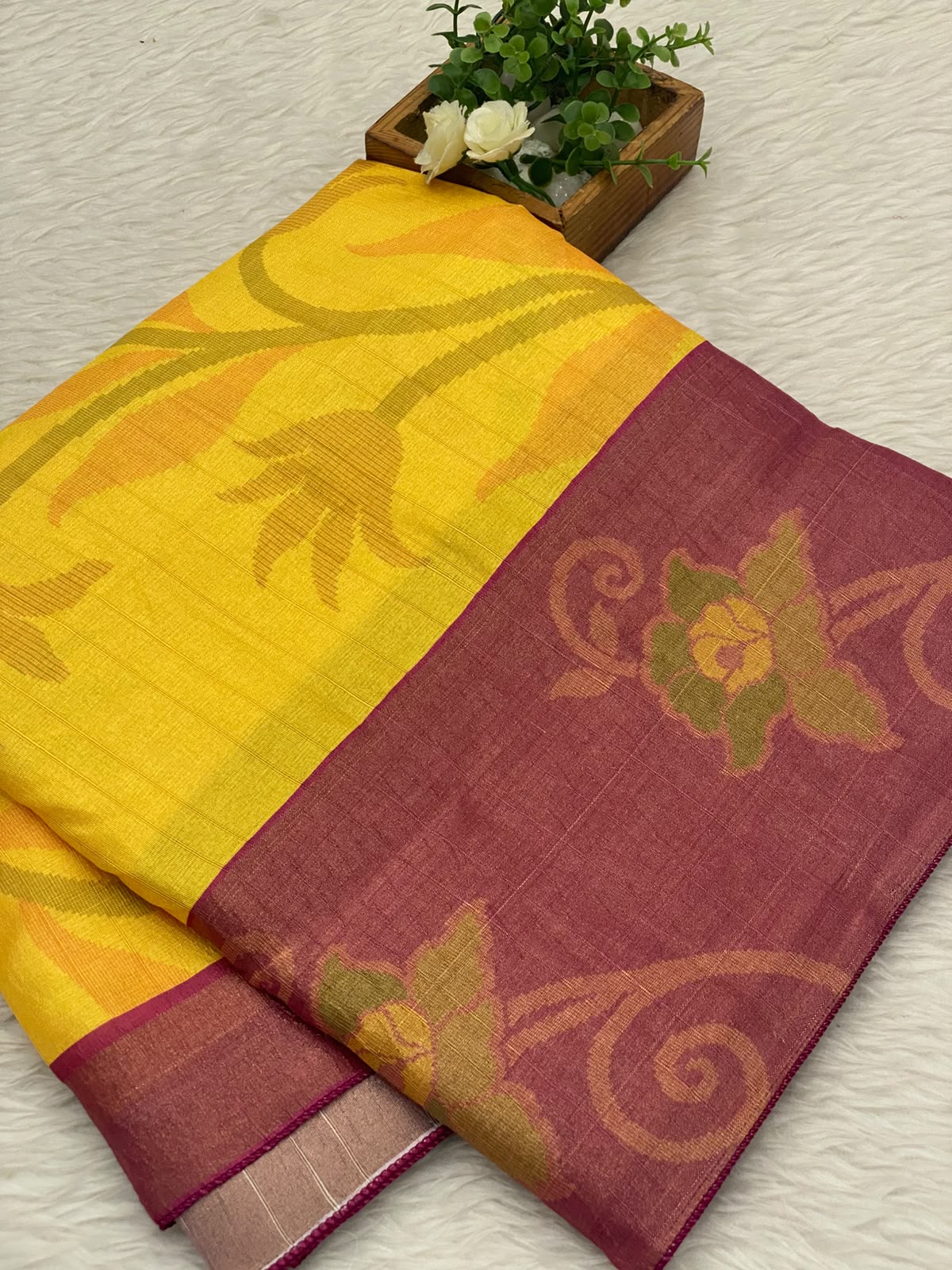 Pochampally Jute Silk Sarees