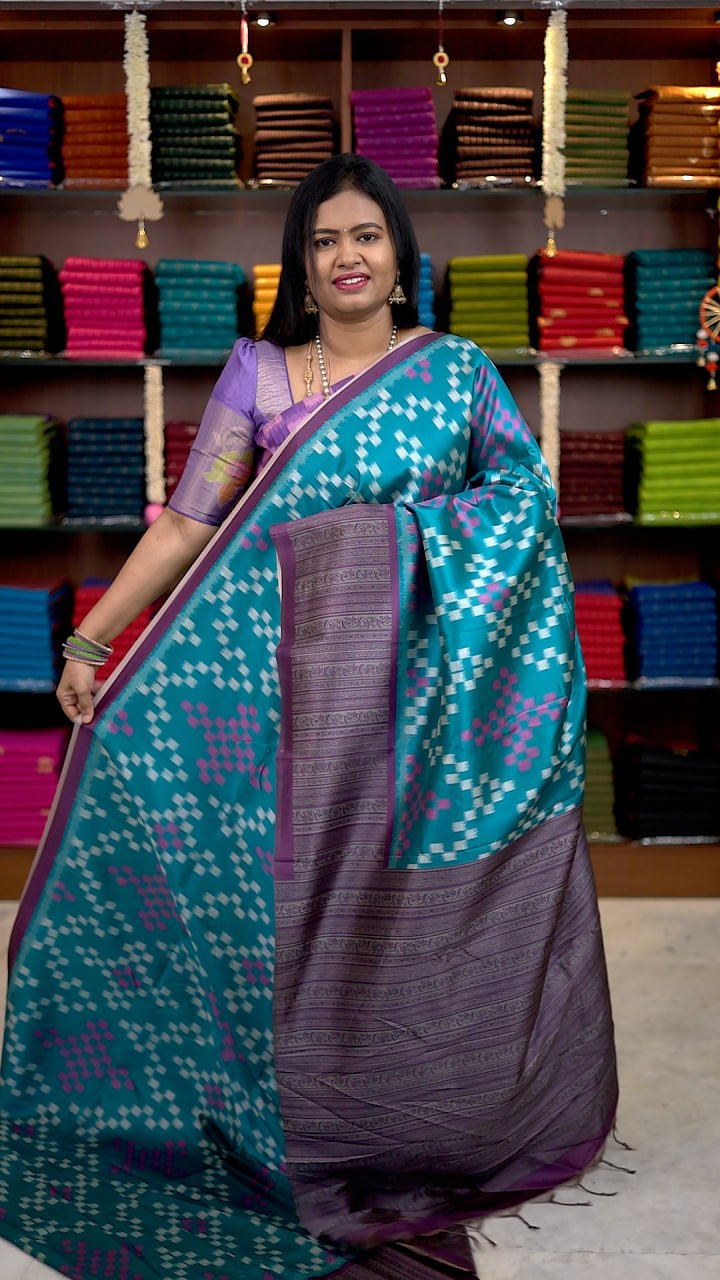 Tussar Munga Silk Saree