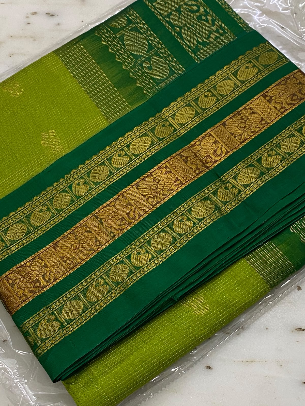 Korvai Silk Cotton Saree