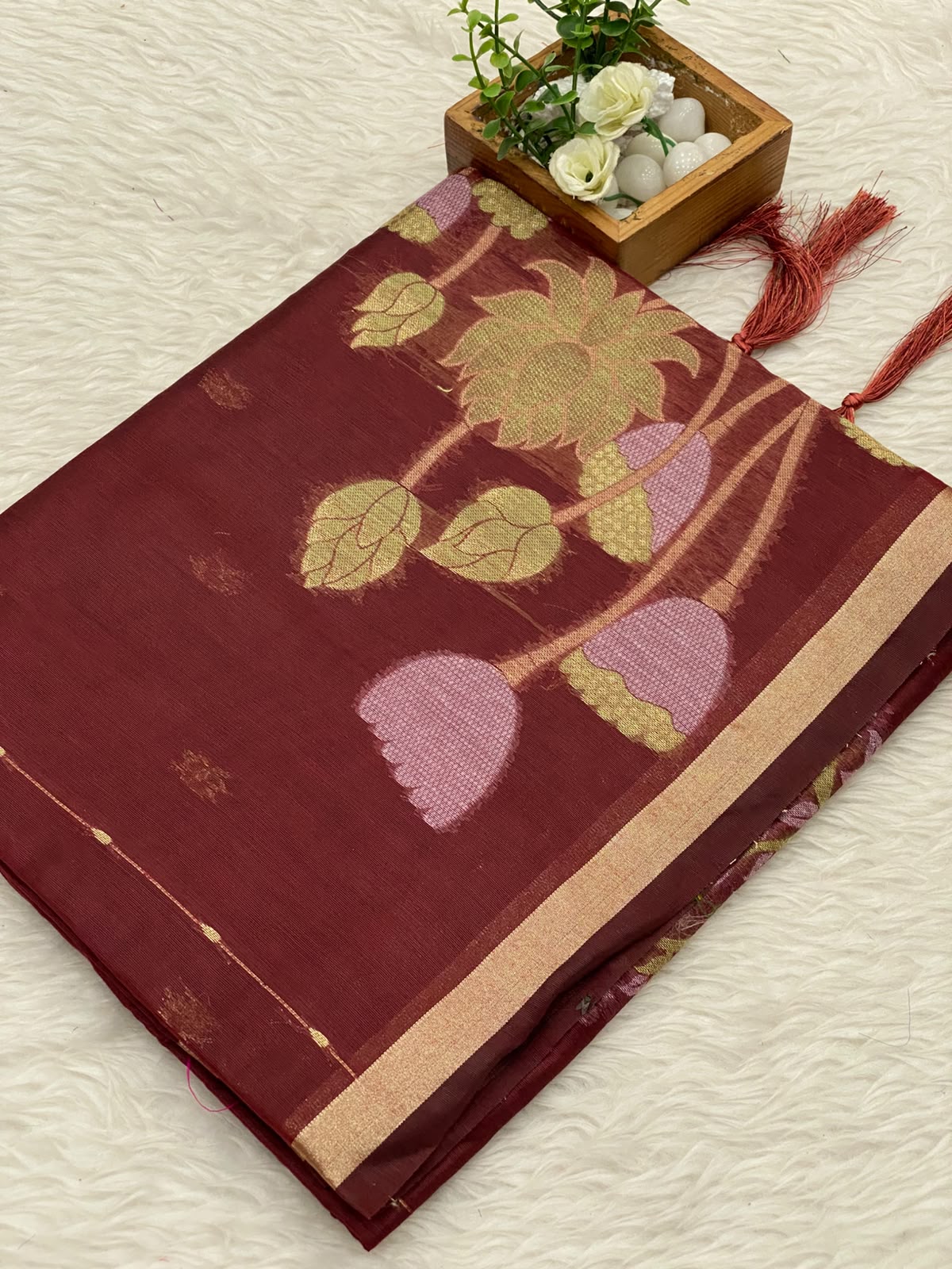 Jamdani Muslin Cotton Saree