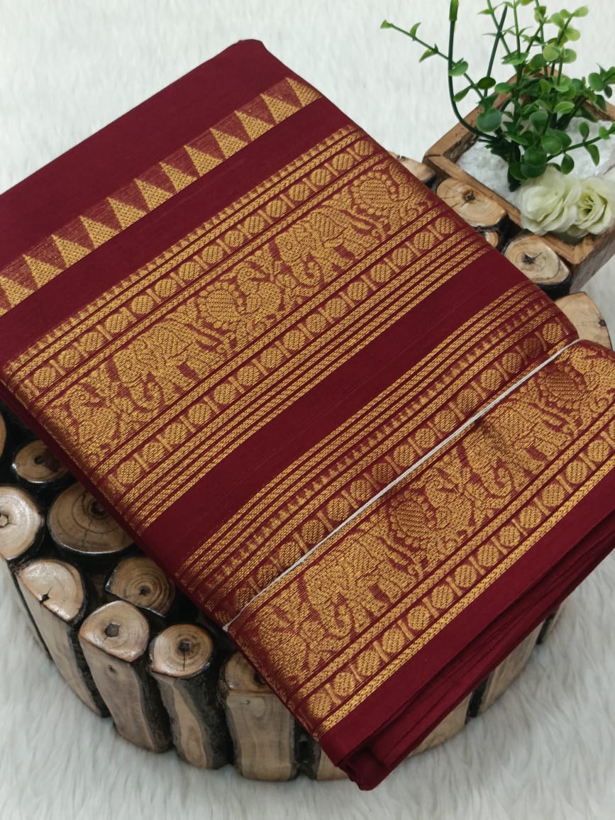 Chettinadu Cotton Sarees W/B