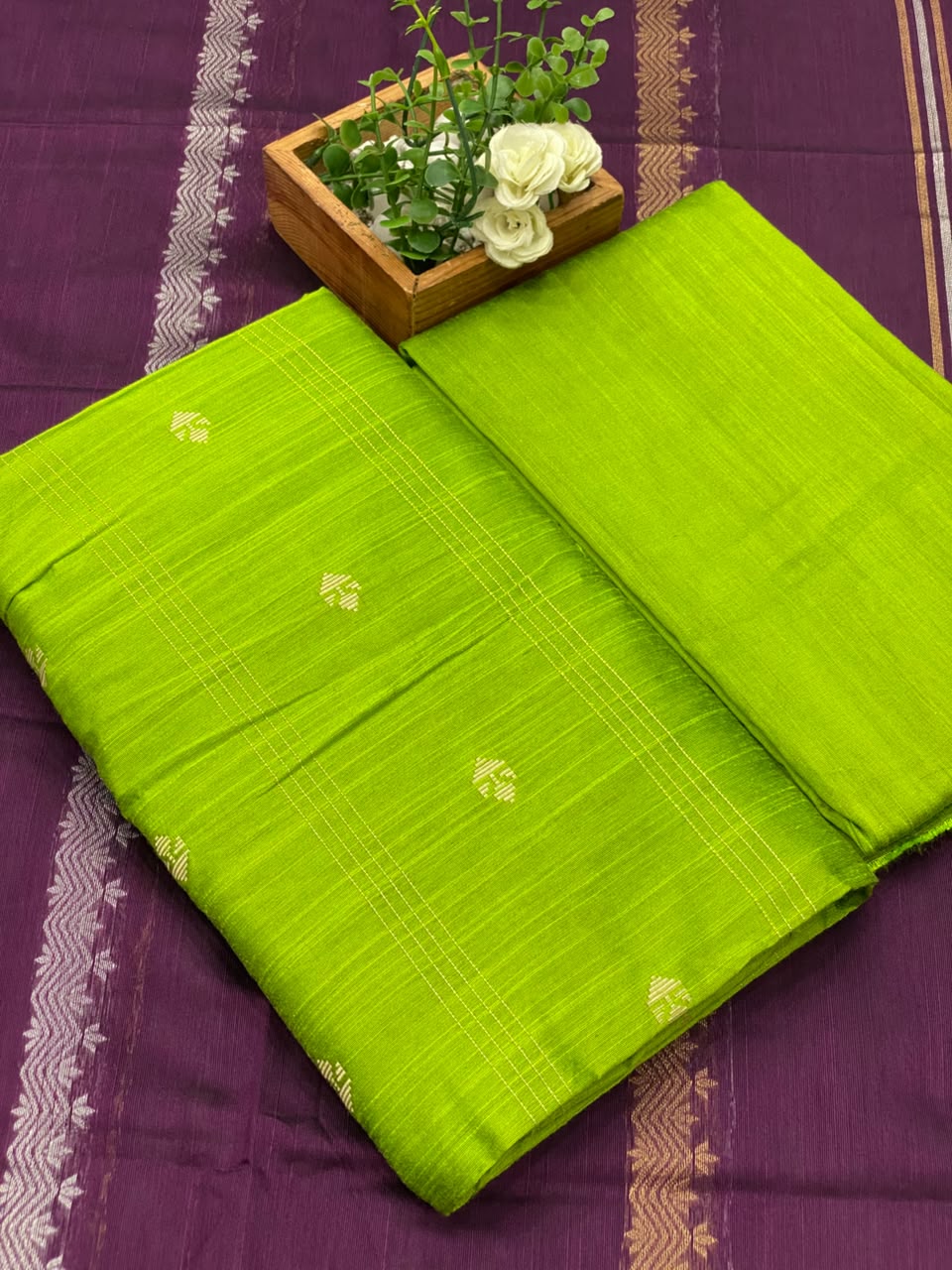 3 pc Raw Silk Salwar Set