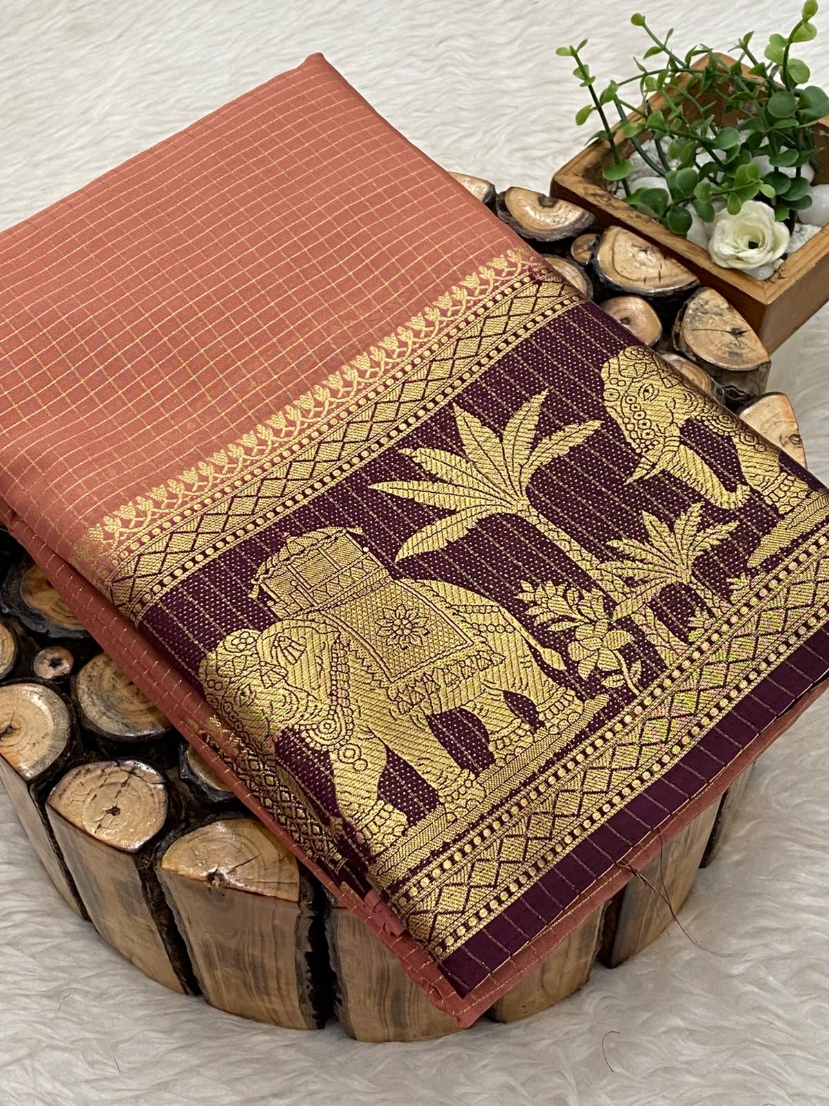 Mysore Crepe Checks