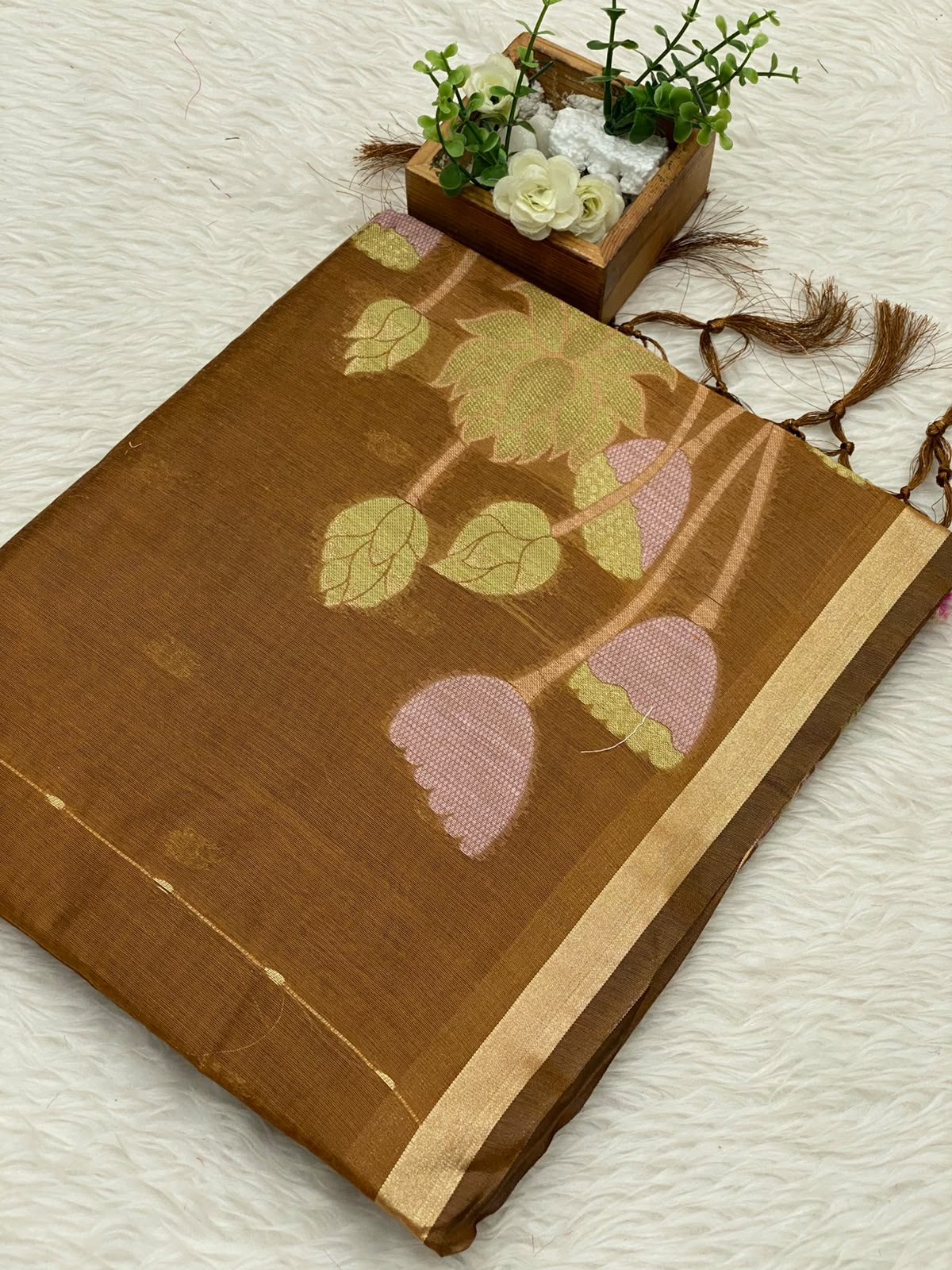 Jamdani Muslin Cotton Saree