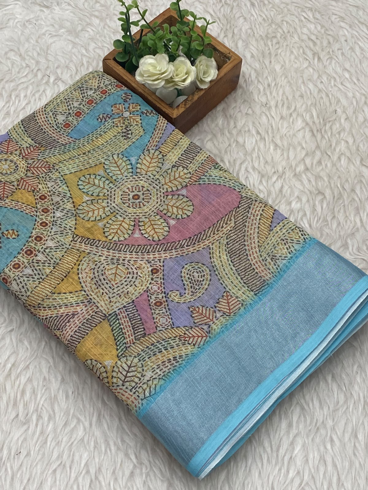 Linen Cotton Saree-Vol1