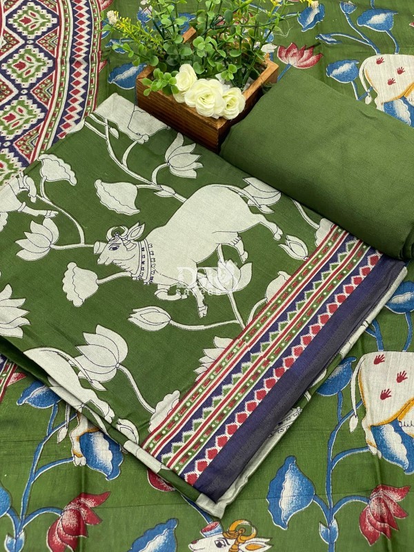 Semi Patola Silk salwar