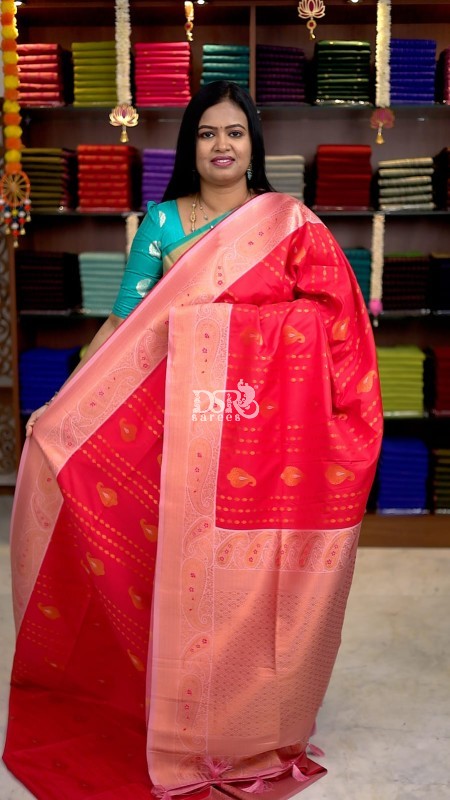 Premium Kanchi Korvai Border Saree