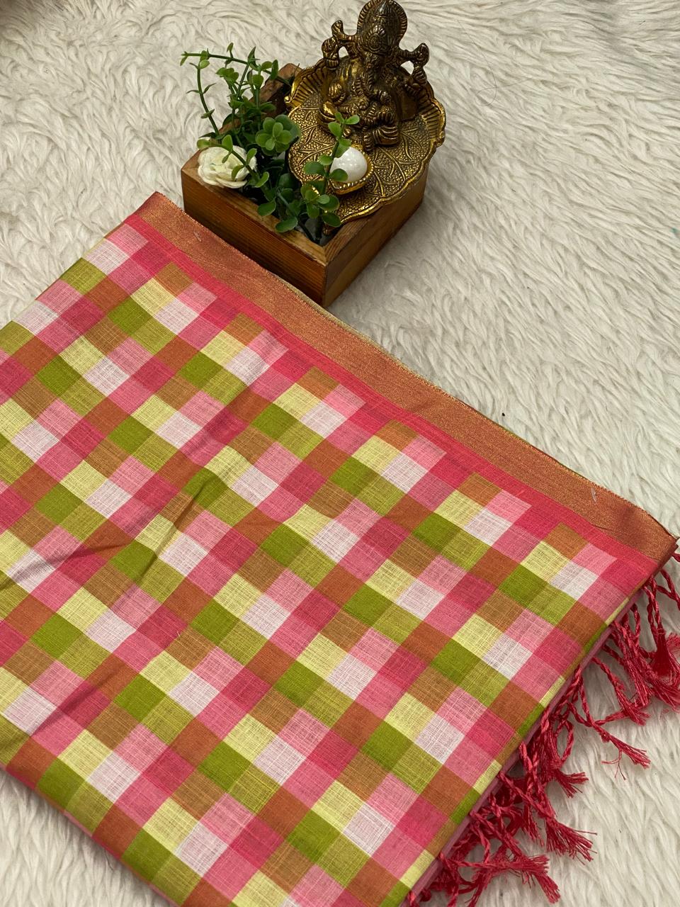 Linen Cotton Saree-Vol1