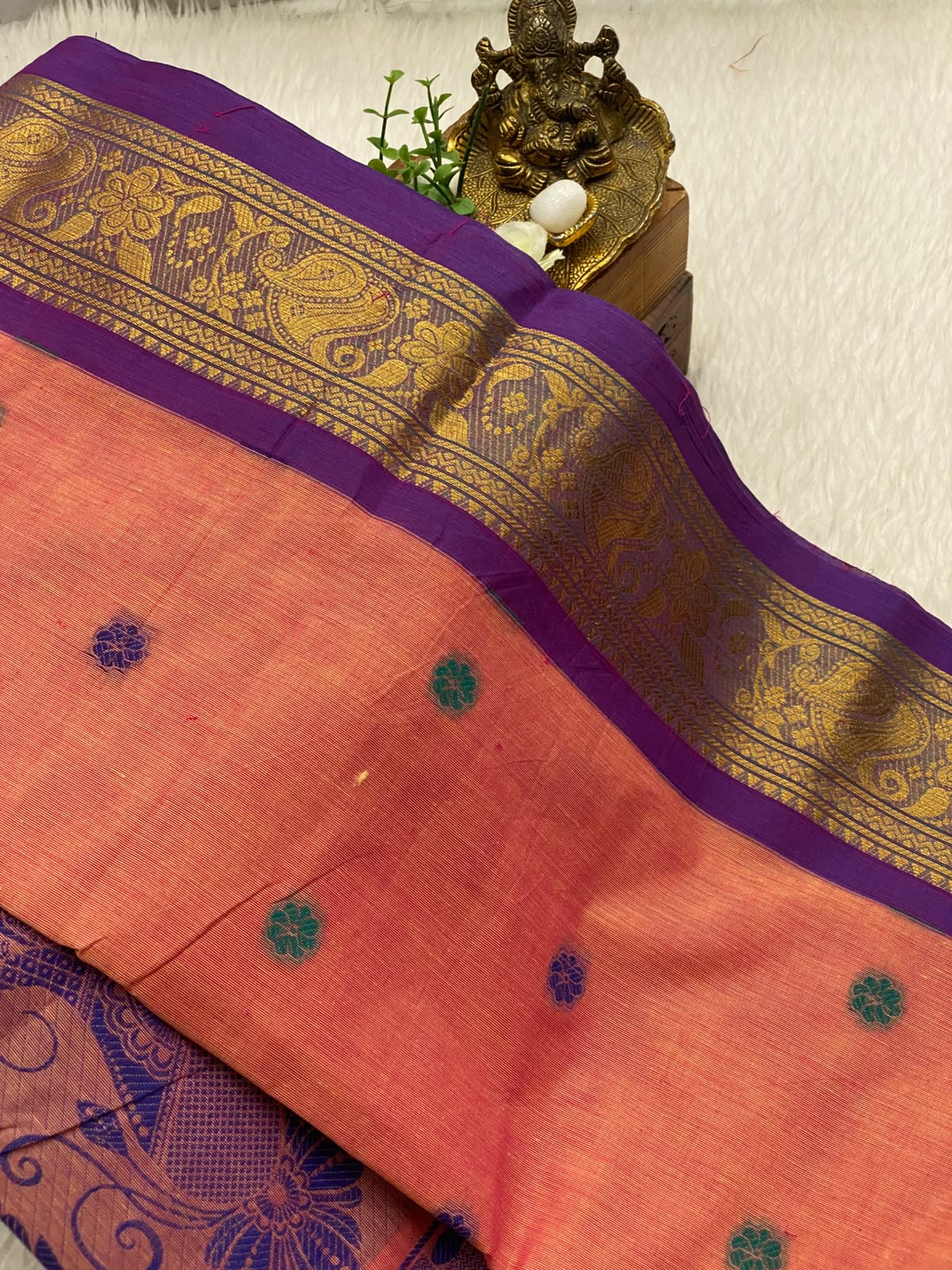 Kanchi Cotton Saree