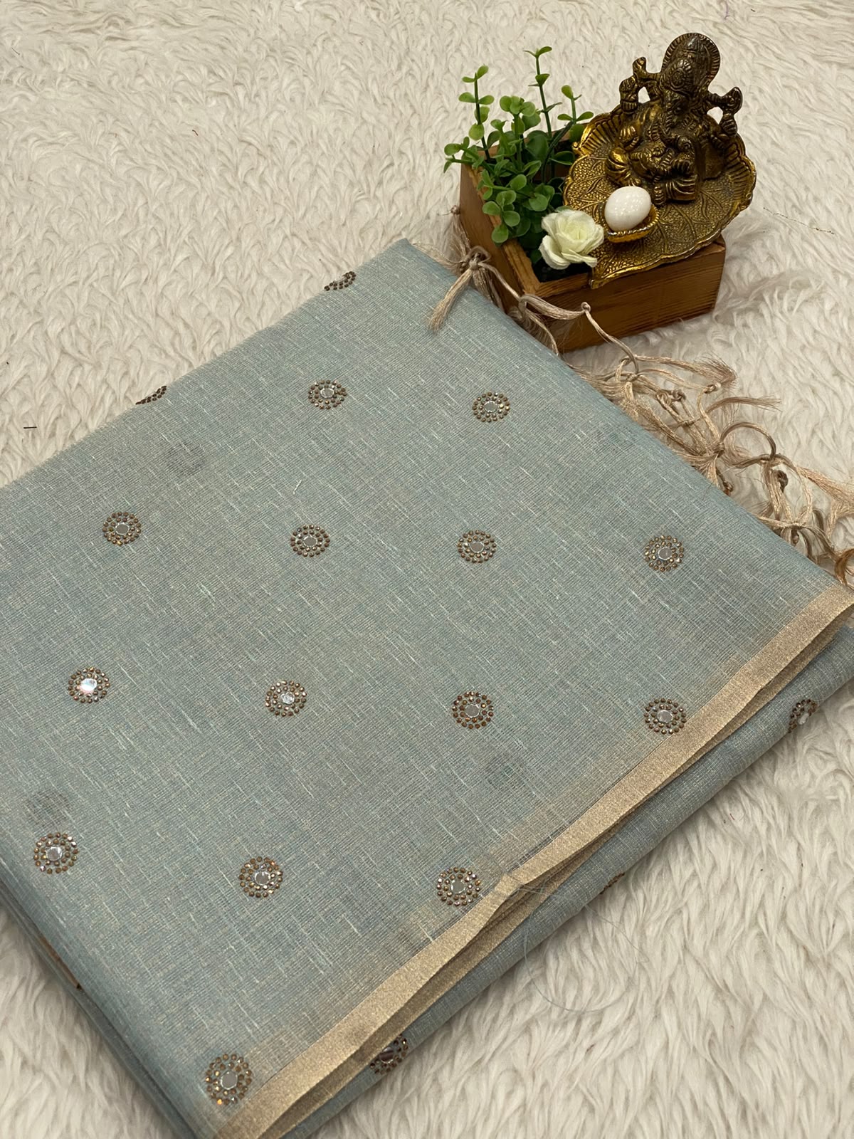 Kota Net With Original Mirror Work Saree
