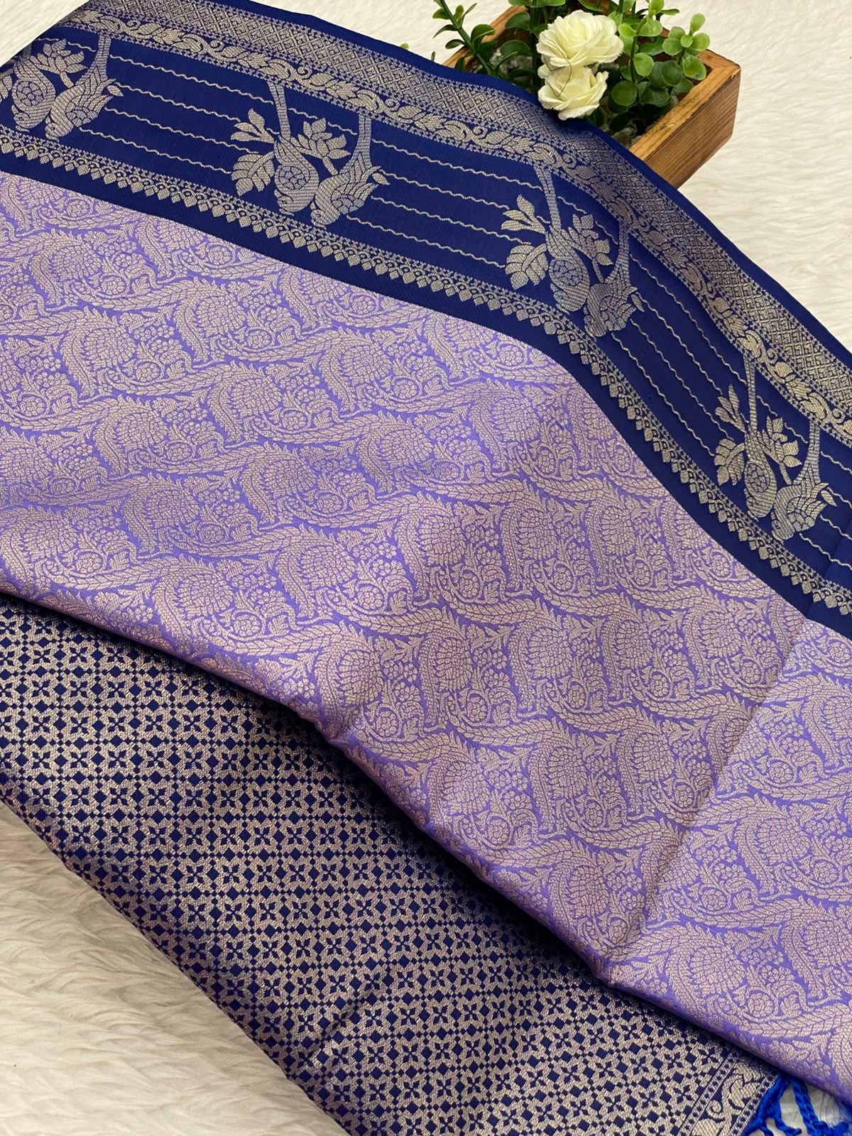 Premium Kanchi Brocade Silk Saree