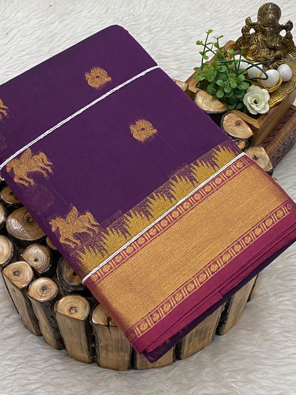 Kanchi Cotton Saree