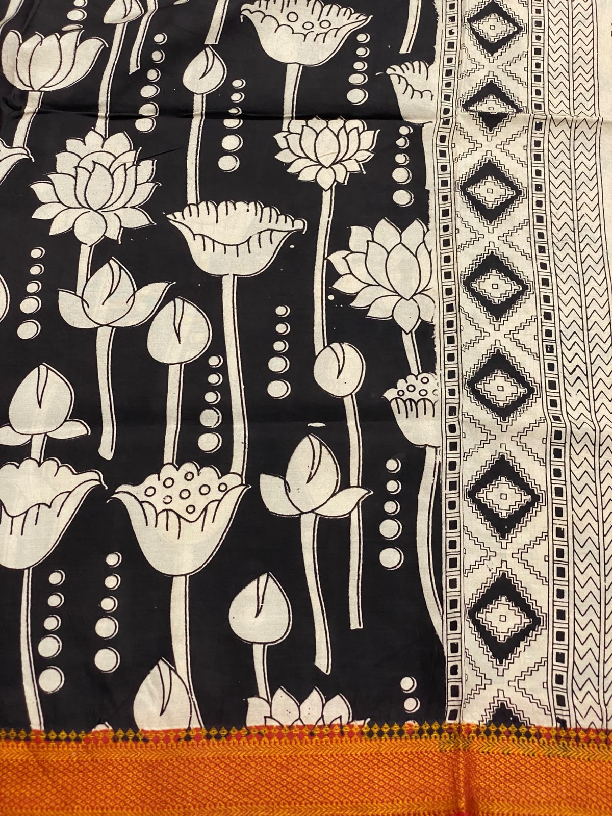 Nizam Border Kalamkari Duppata - vol1