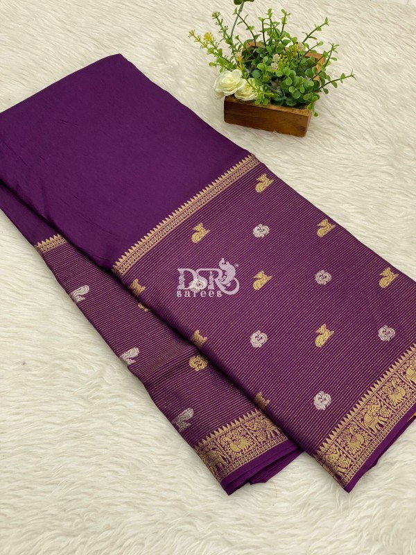 Pure Viscose silk saree