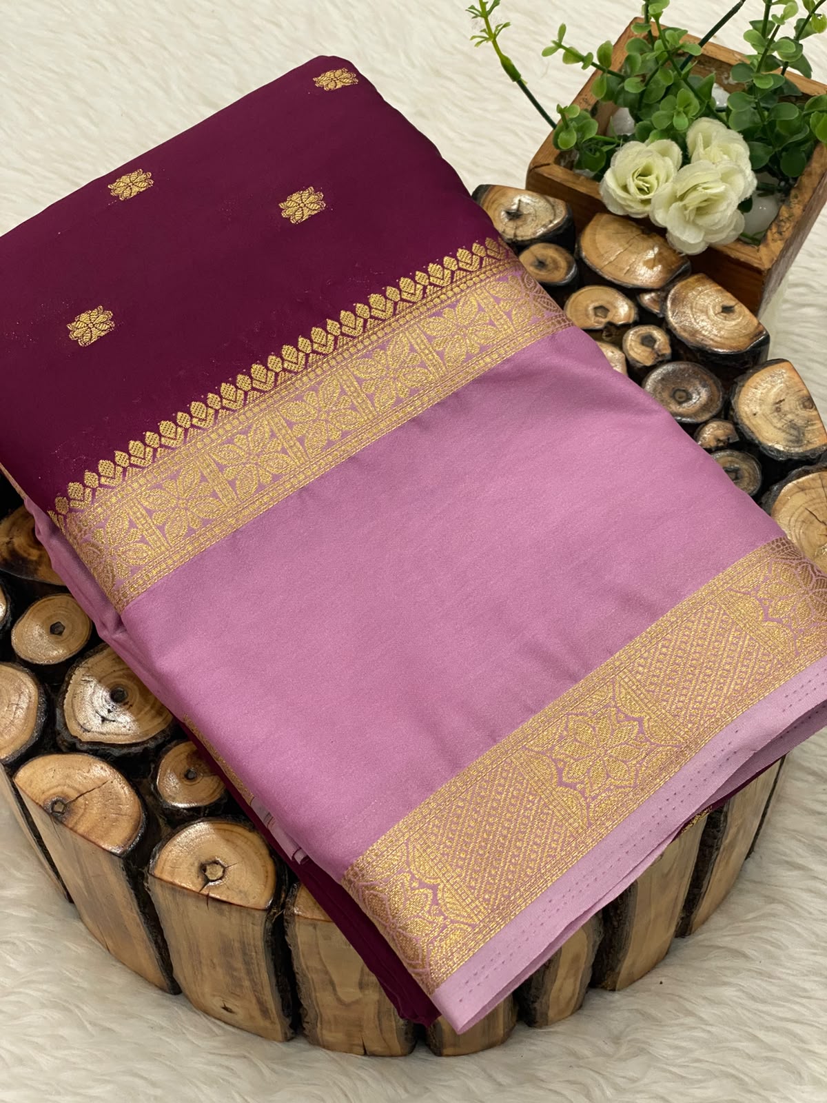 Premium Mysore Crepe Silk Sarees
