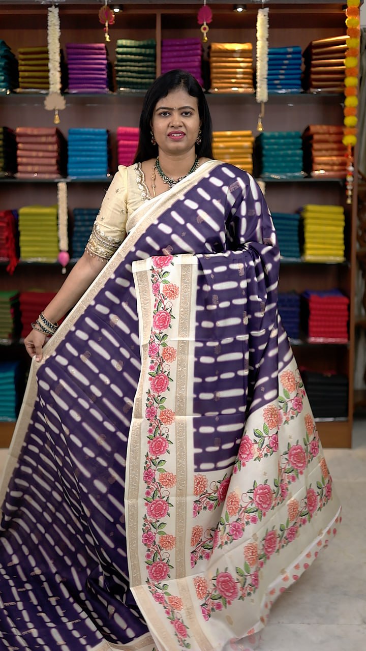Shibori Silk Sarees