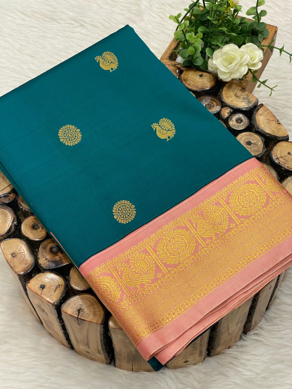 Premium Kanchi Korvai Border Saree