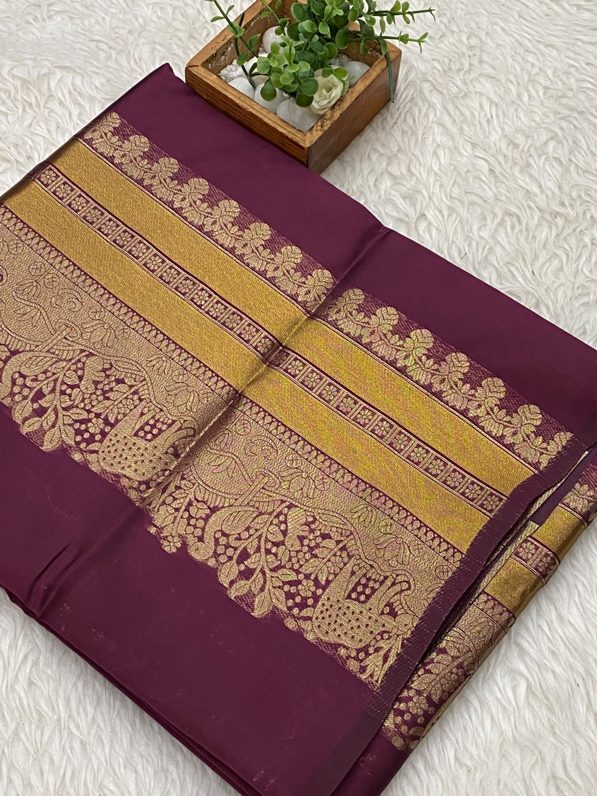 Banarasi Semi Katan Bridal Saree