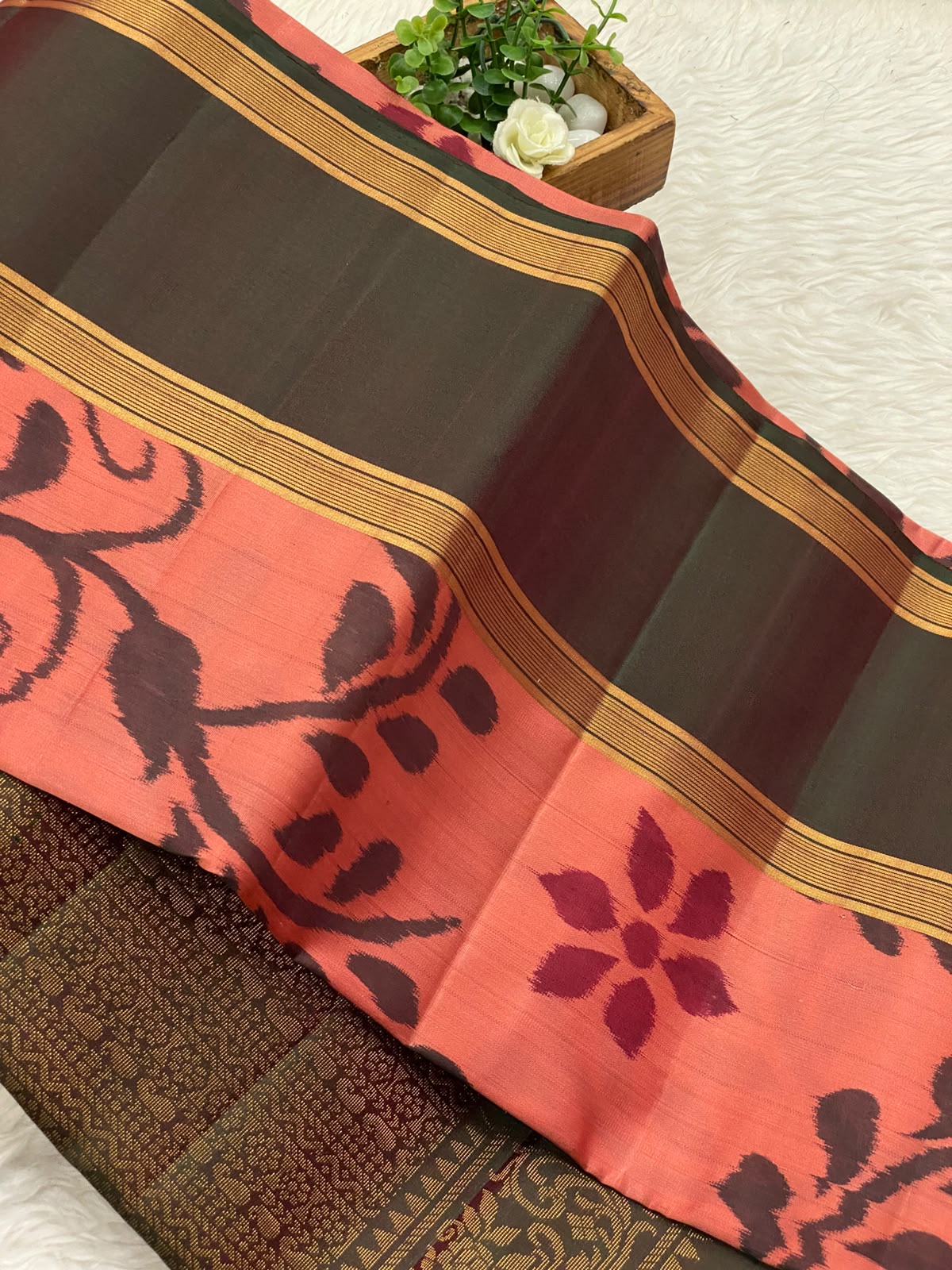 Pure Mix Pochampally Saree
