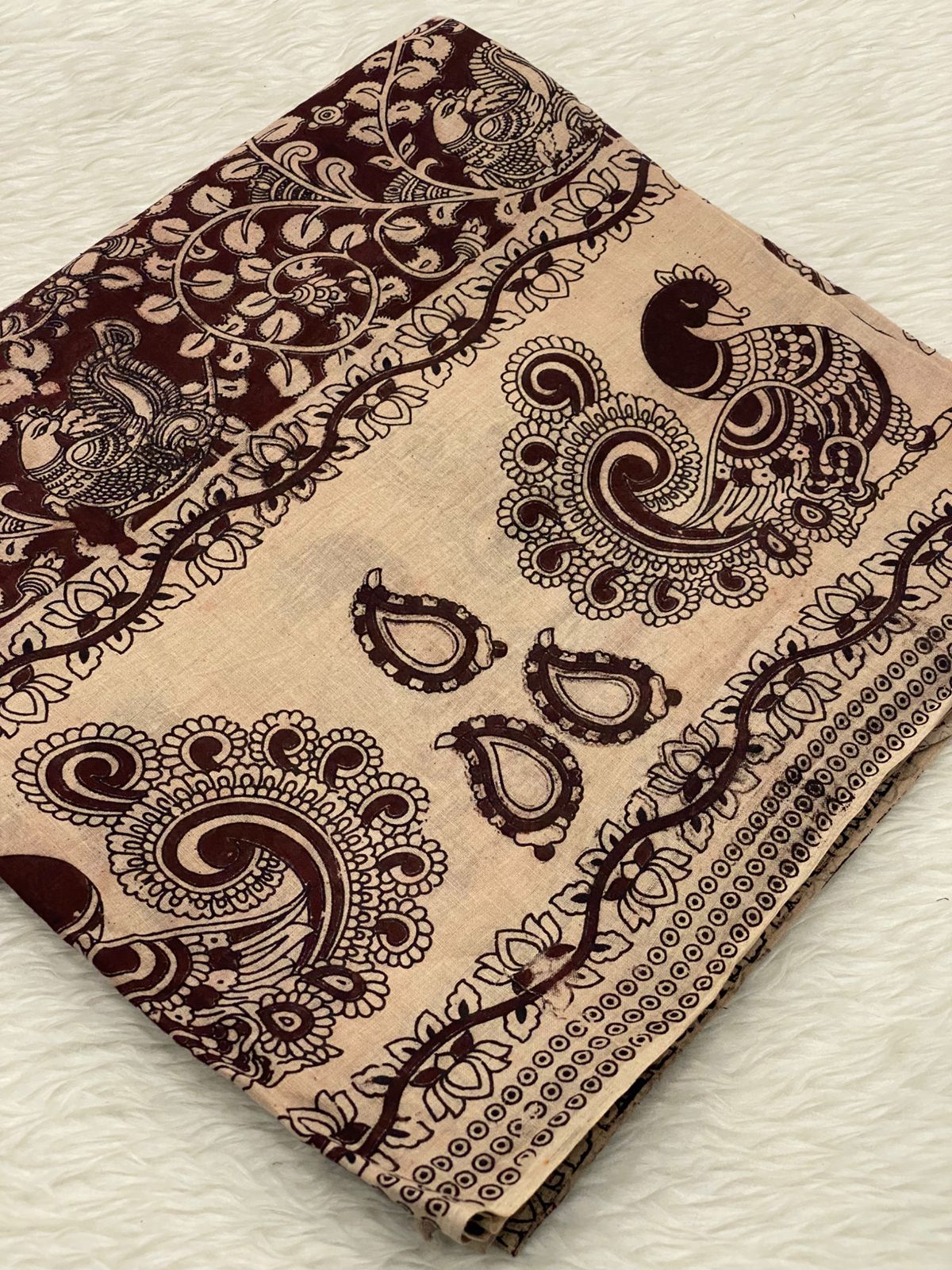 60s Count Premium Kalamkari Cotton Saree