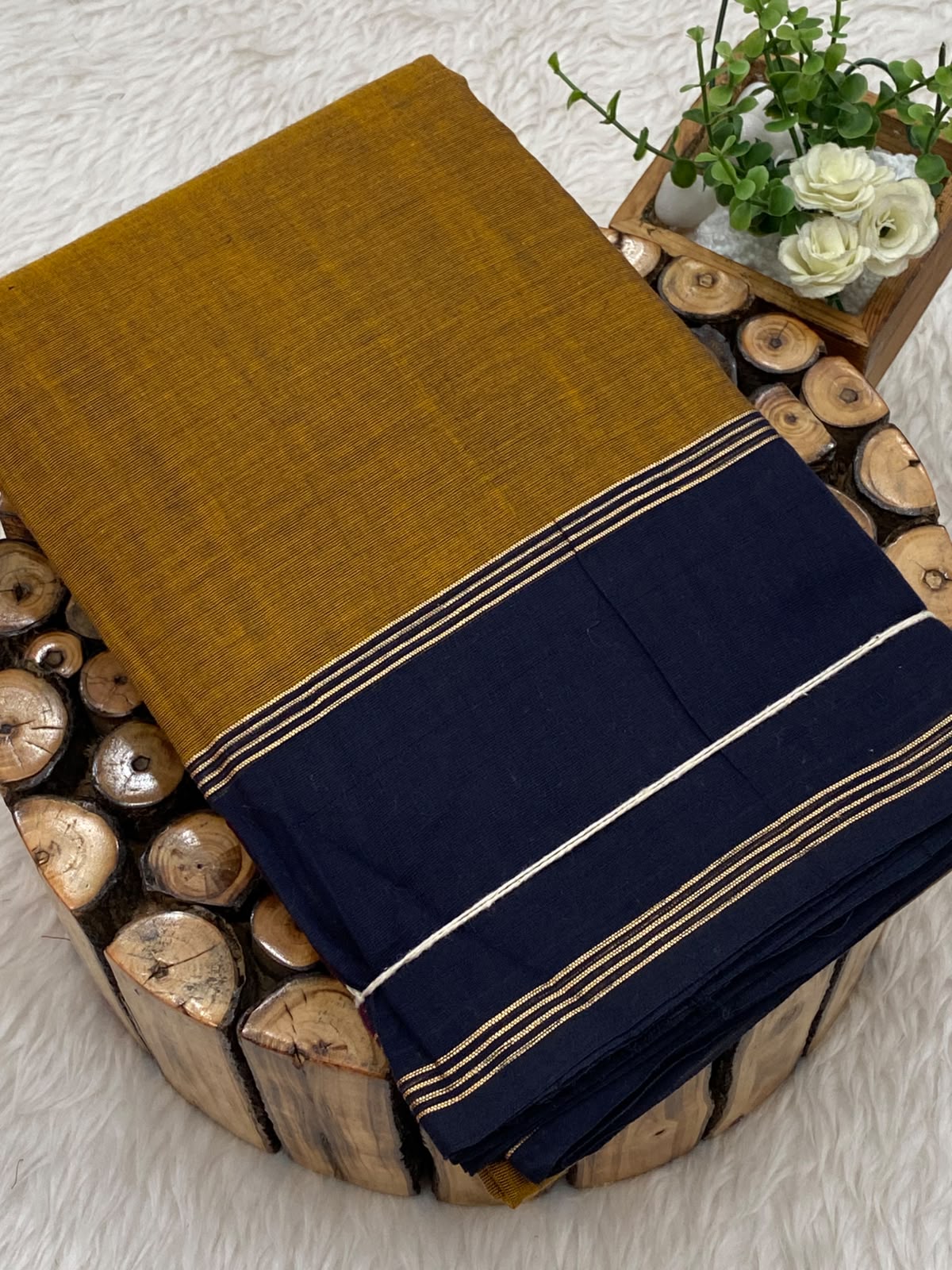 Chettinadu Cotton Saree W/B-Vol3