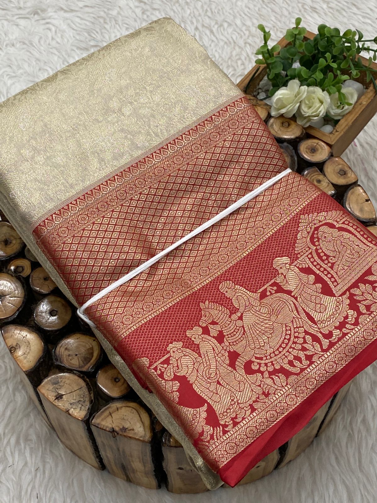 Tissue Bridal Sarees
